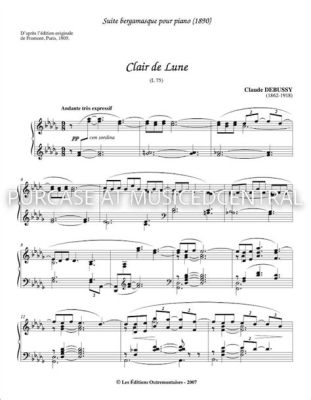 Clair de Lune: A Nocturne Steeped in Romantic Longing and Ethereal Melodies